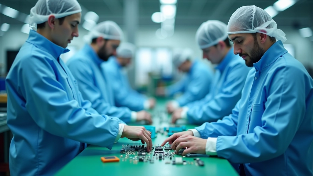 Technologie a elektronika, výroba součástek v čistém prostředí