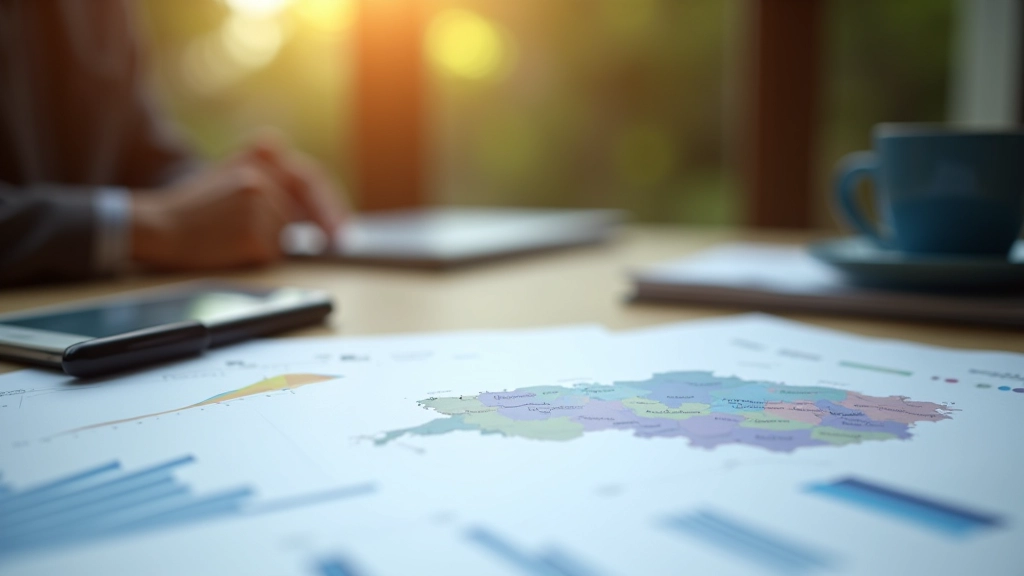 Mapa České republiky s regiony a statistickými údaji